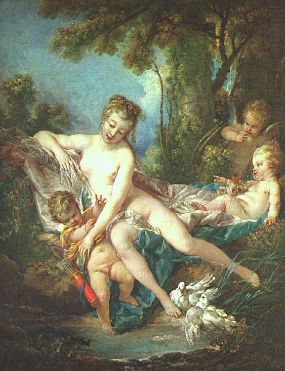 Venus Consoling Love, Francois Boucher